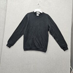 Stone Island Men Sweatshirt M Black Fleece Logo Pullover